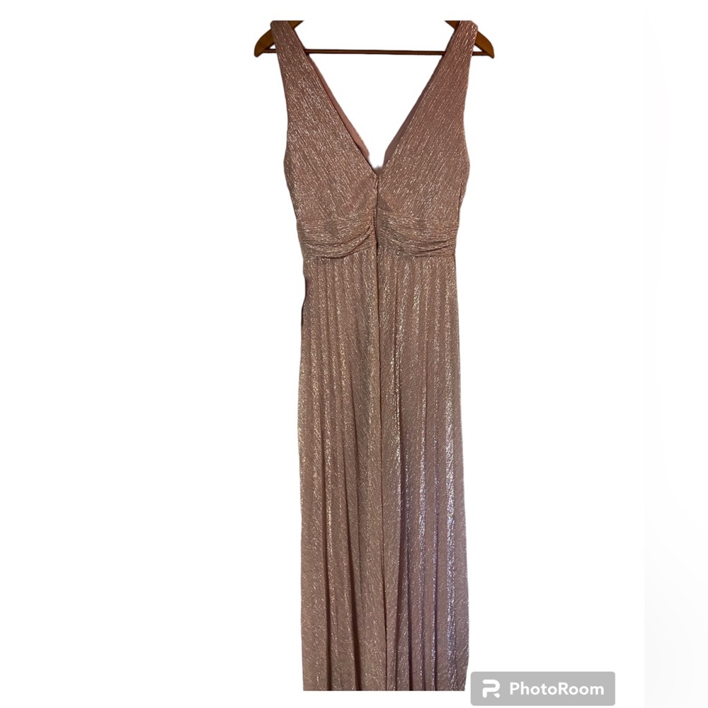 Nwt miss cristina dance sparkles homecoming maxi sleeveless prom dress large